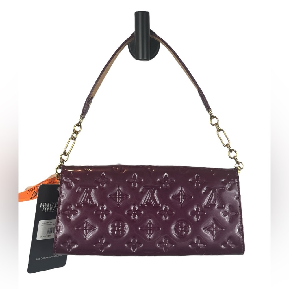 Louis Vuitton Sunset Boulevard in Amarante Vernis Leather - Picture 3 of 16